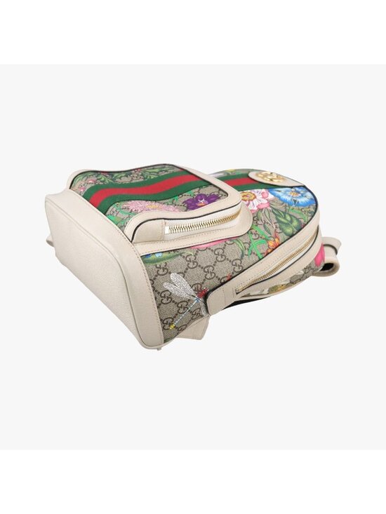 Gucci Ophidia Flora Multicolor Canvas Leather Backpack main image 12